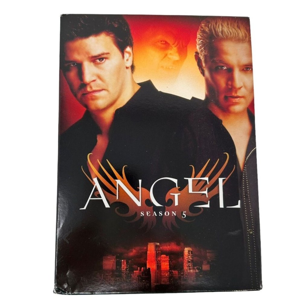 Angel Season 5 DVD Vampire TV Series 6 Disc Set 22 Episodes David Boreanaz 1999